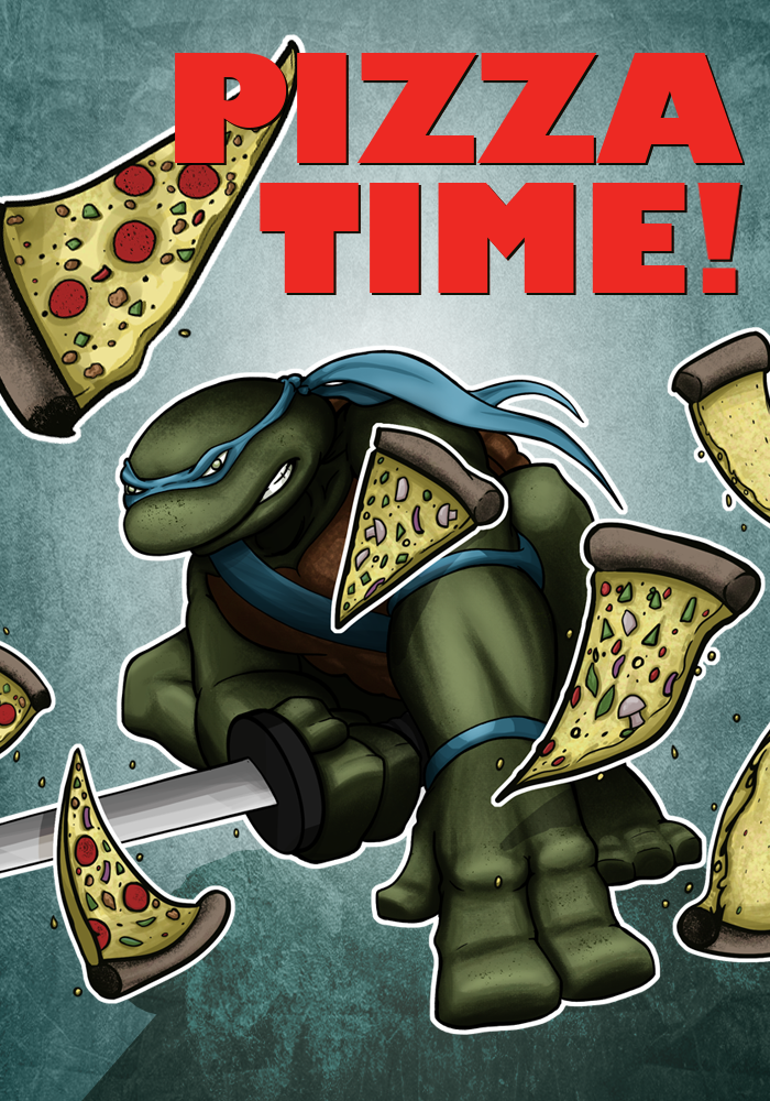 Teenage Mutant Ninja Pizza: Leonardo on Behance